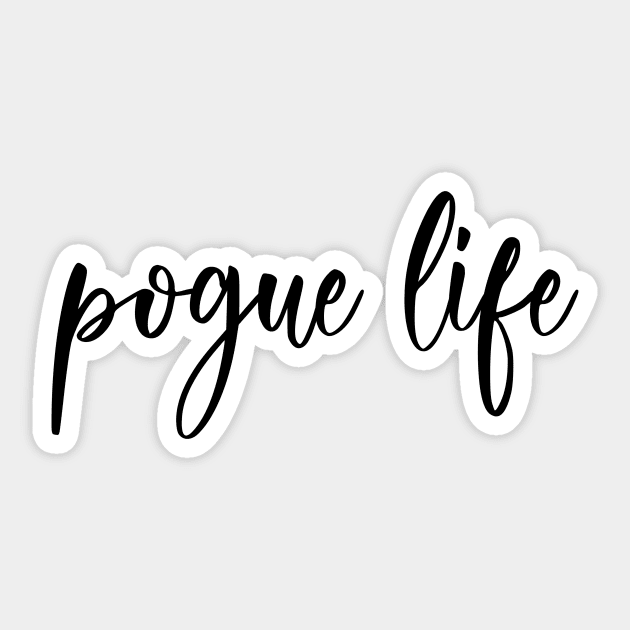 Pogue life - outer banks on netflix inspire Sticker by tziggles